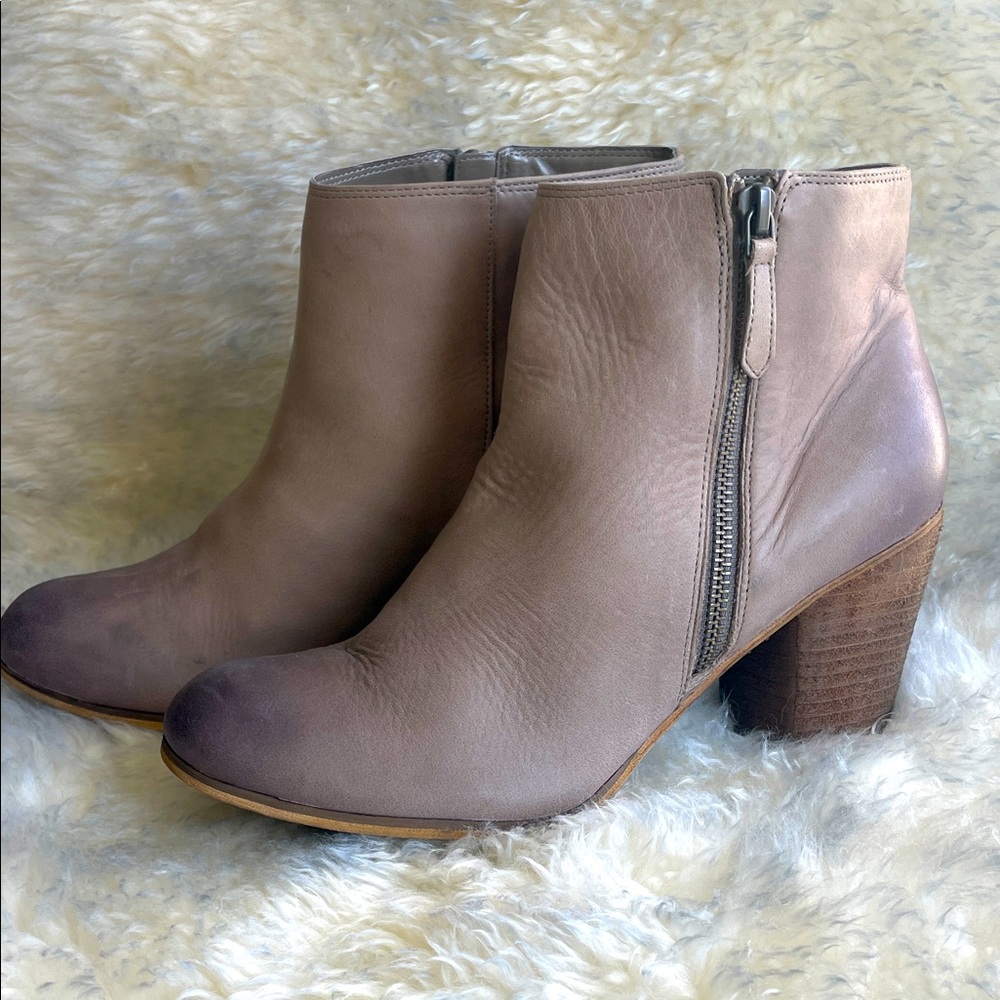BP Chic Taupe/Gray Booties – 3” Heel – Brand New – Size 9